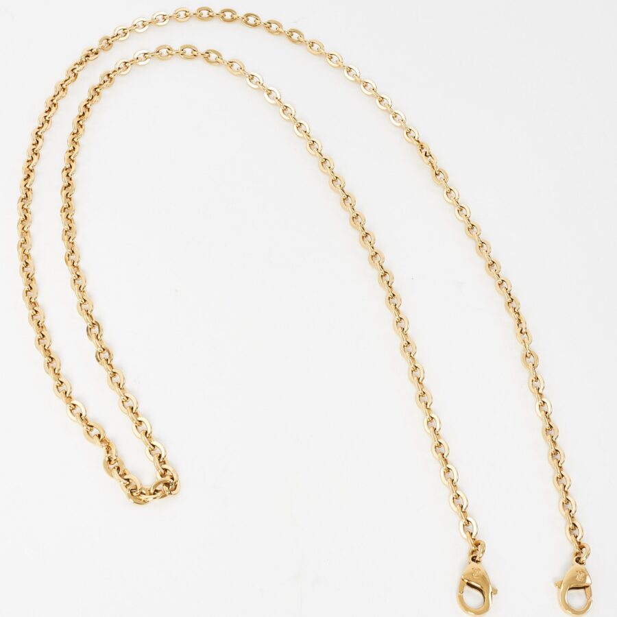 Louis Vuitton Gold Tone Metal Felicie Chain Strap | Studio Nafay
