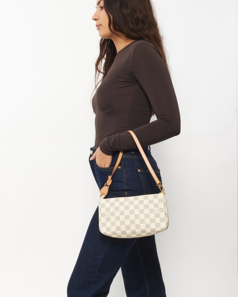 Louis Vuitton Damier Azur Pochette Accessoires Shoulder Bag - Product Image 2
