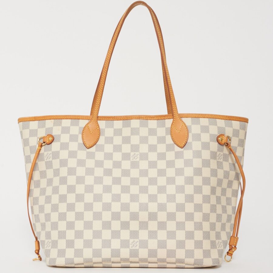 Louis Vuitton Damier Azur Canvas Neverfull MM Tote Bag - NO POUCH | Studio Nafay