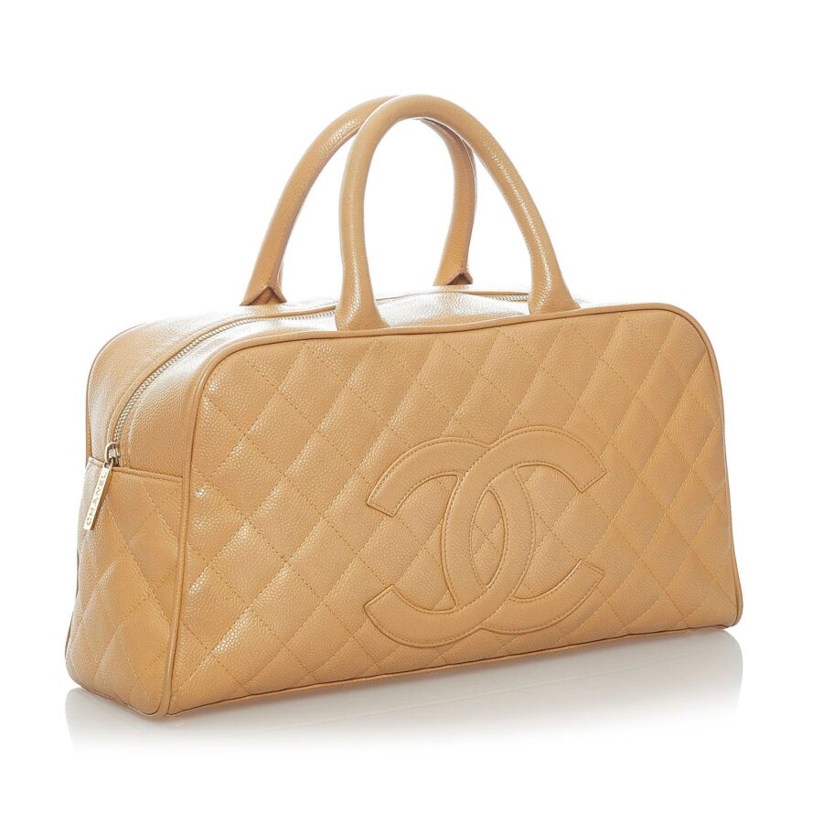 Chanel Matelasse Caviar Leather Handbag | Studio Nafay