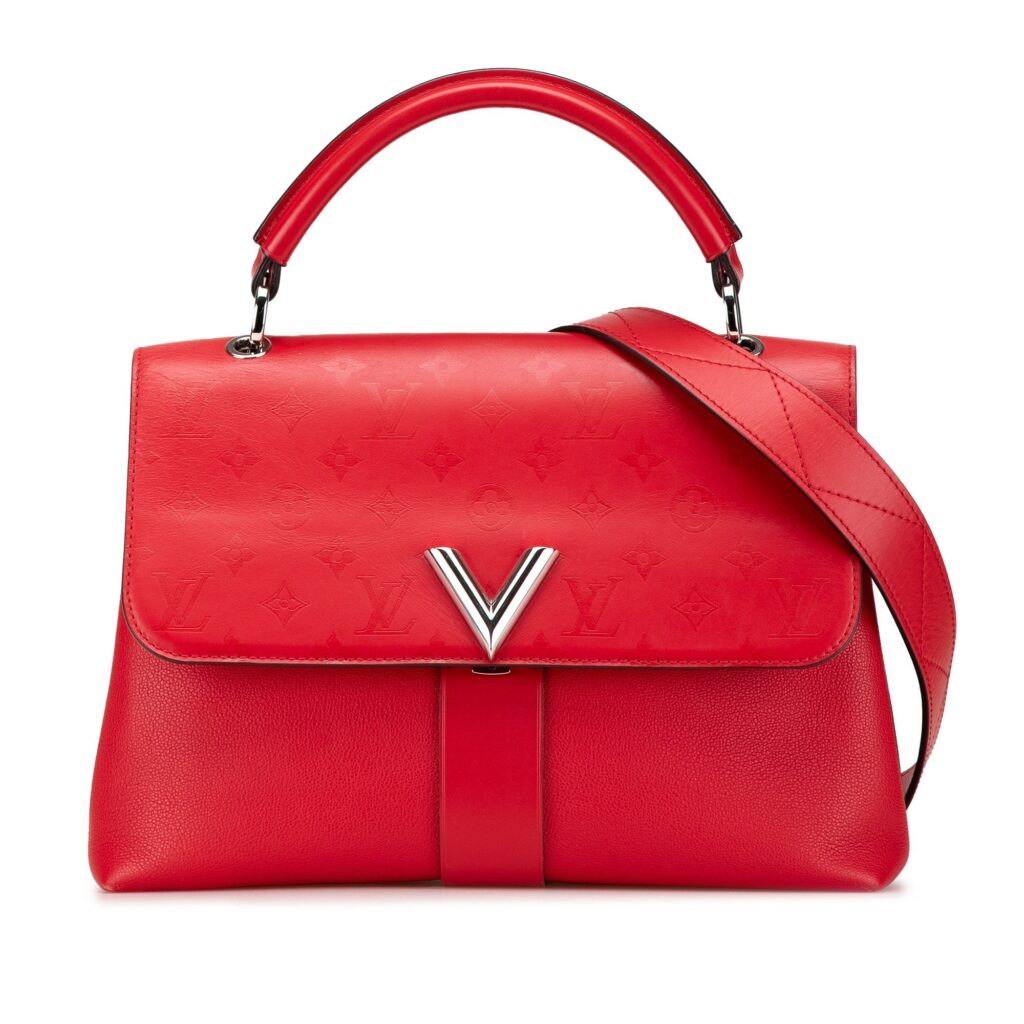 Red Louis Vuitton Monogram Very One Handle Satchel - Product Image 2