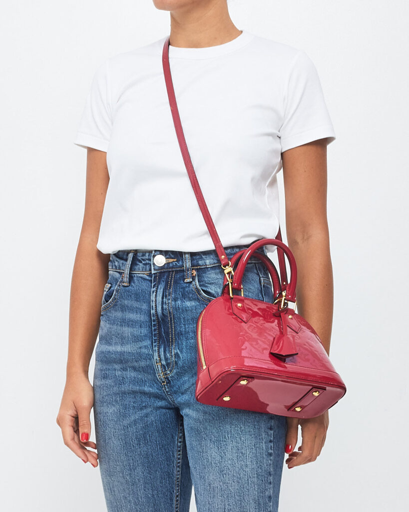 Louis Vuitton Fuchsia Monogram Vernis Alma BB - Product Image 2