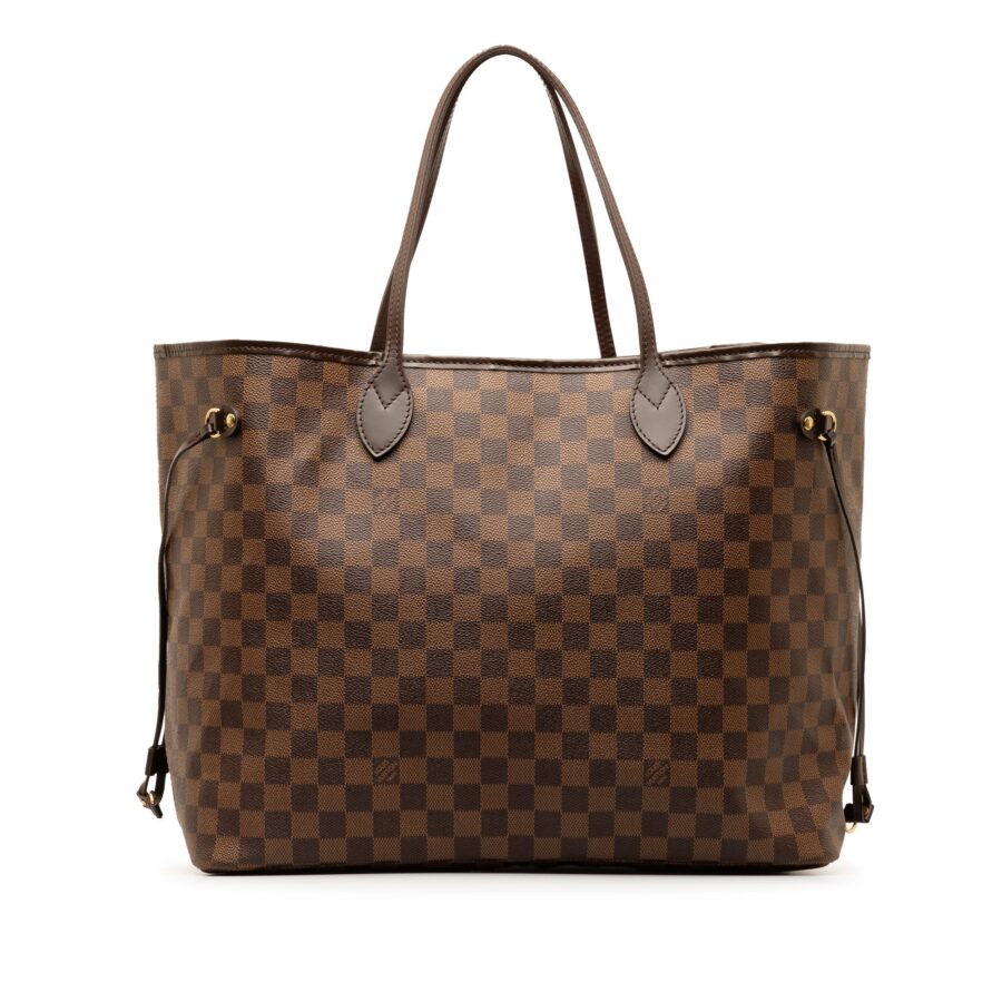 Brown Louis Vuitton Damier Ebene Neverfull GM Tote Bag | Studio Nafay