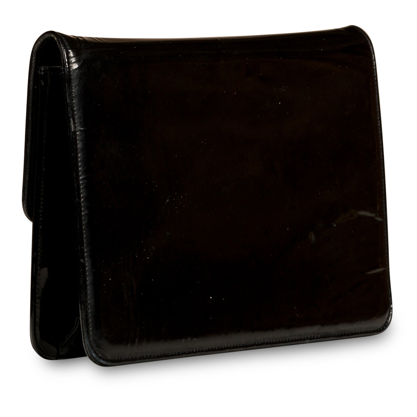 Classic Clutch on Chain – Patent Black