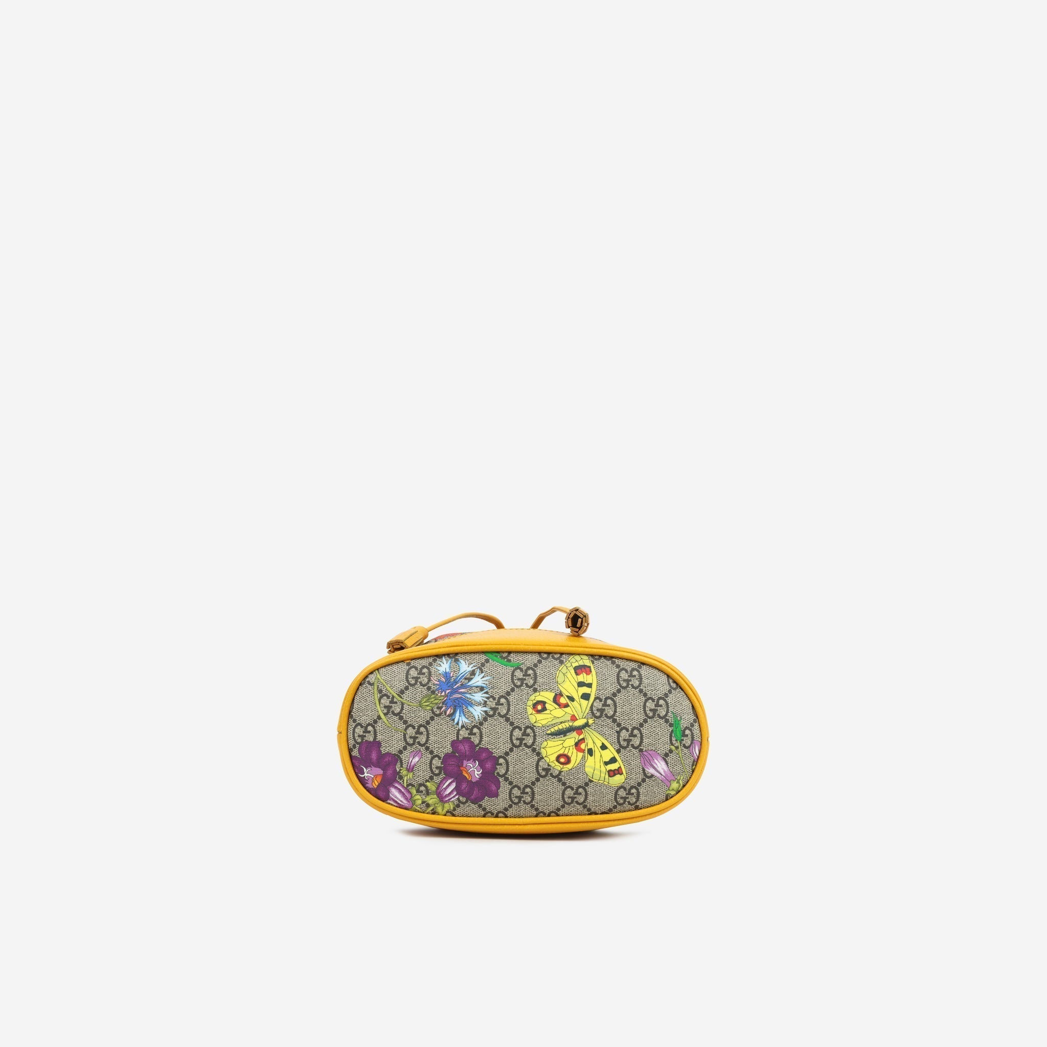 Gucci Ophidia Bucket Bag – Flora Canvas / Yellow (NWT)