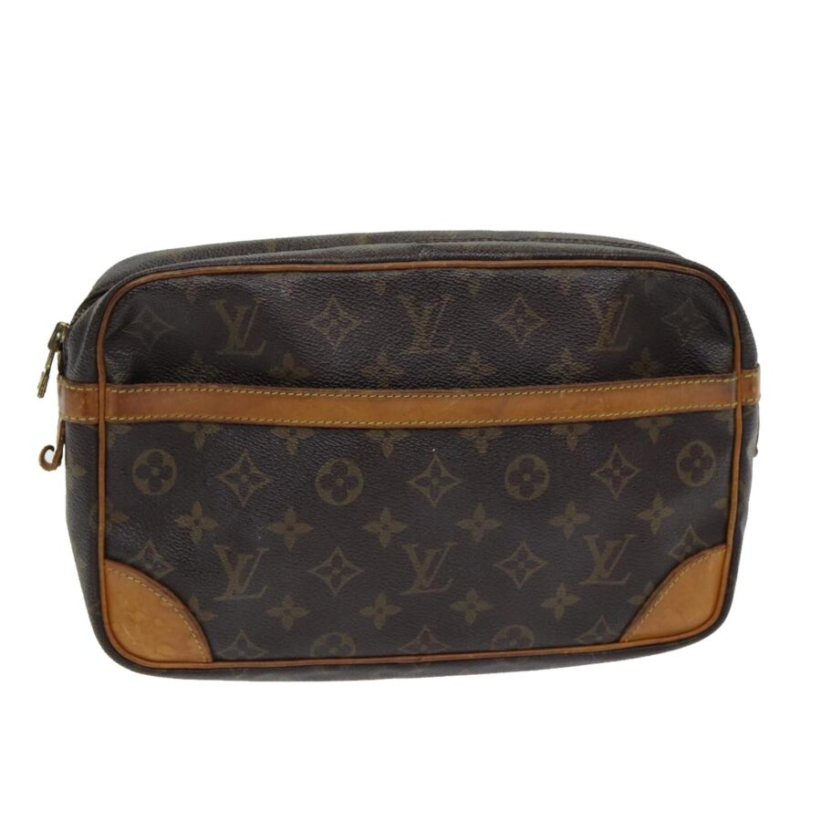Monogram Canvas Clutch Bag | Studio Nafay