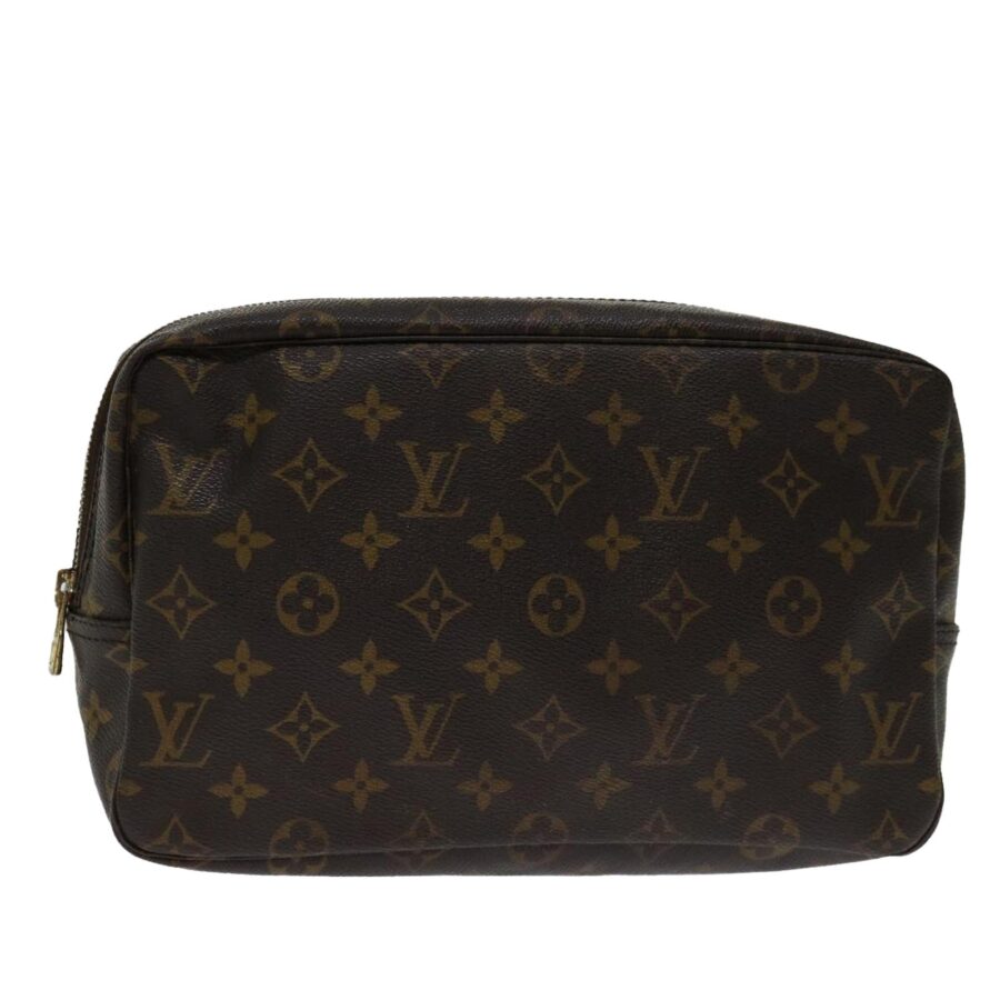 Monogram Canvas Clutch Bag with Accessories and Storage Smell | Studio Nafay