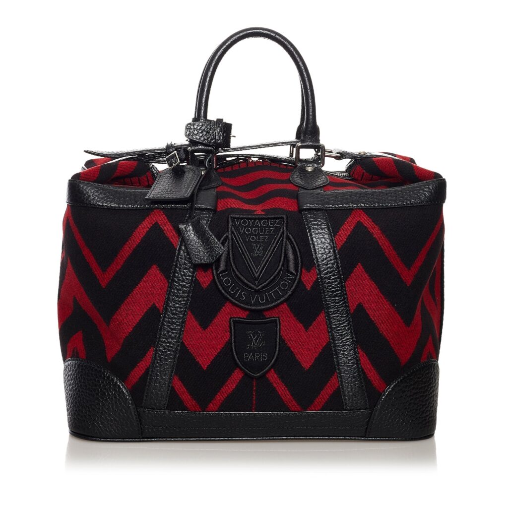Red Louis Vuitton Grimaud Vail Blanket Travel Bag - Product Image 2
