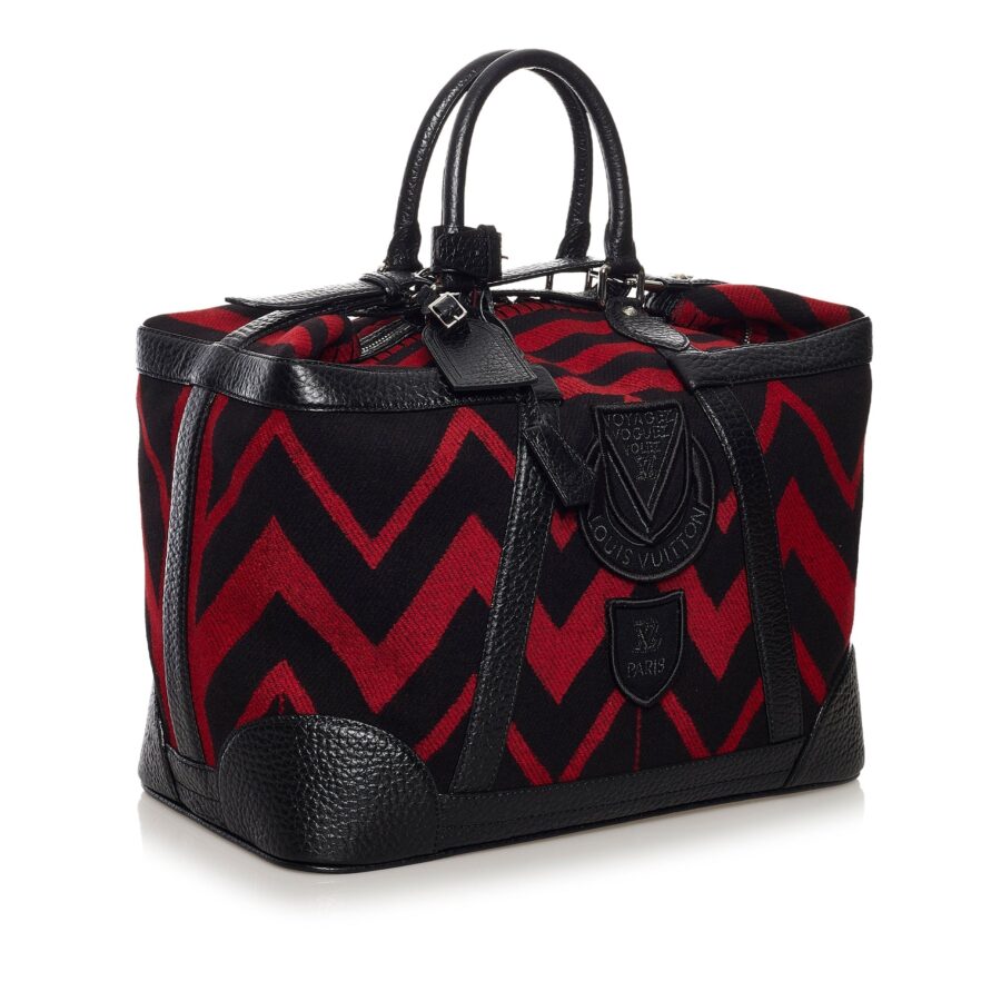 Red Louis Vuitton Grimaud Vail Blanket Travel Bag | Studio Nafay