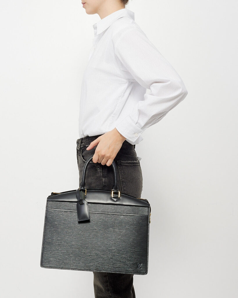 Louis Vuitton Black Epi Leather Riviera Tote Bag - Product Image 2