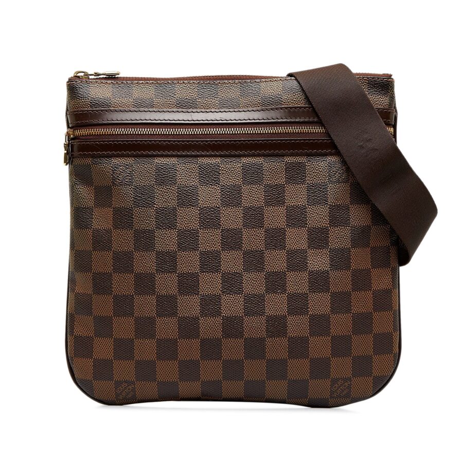 LOUIS VUITTON Damier Ebene Pochette Bosphore Crossbody Bag | Studio Nafay