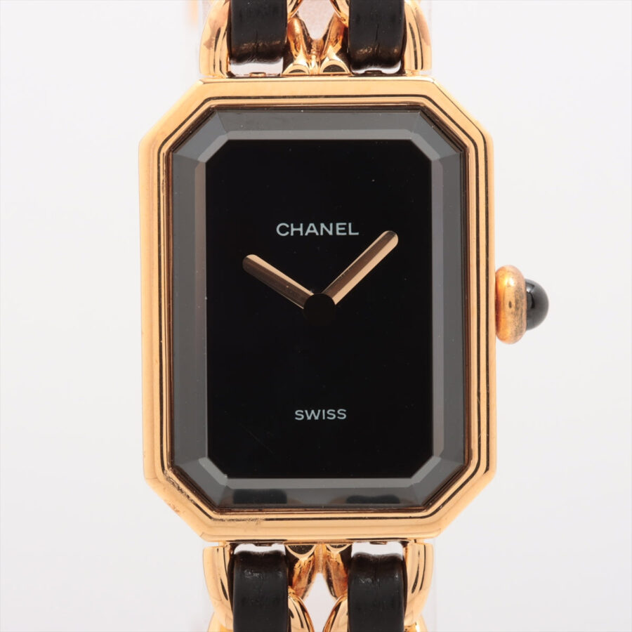 Chanel Premier Black/Gold Size S Watch | Studio Nafay