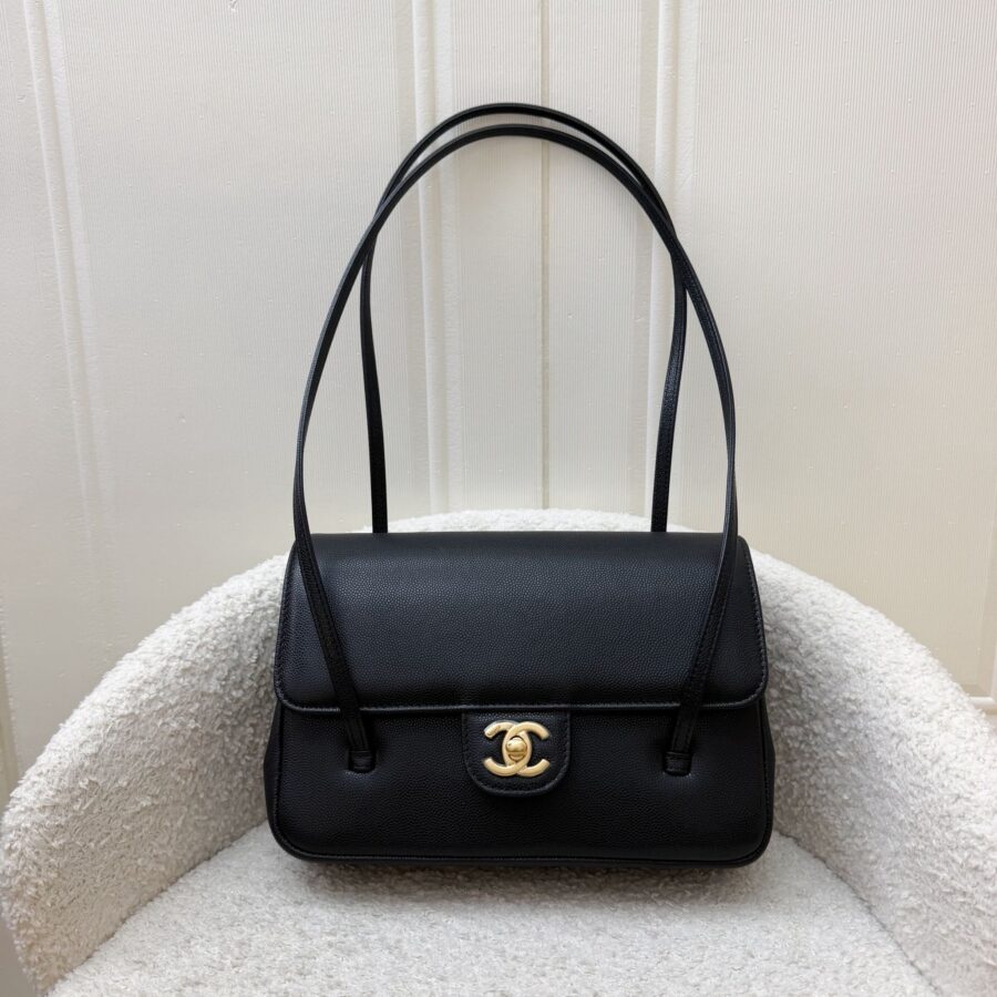 Chanel 26P Preppy Coco Small Flap Bag in Black Caviar and GHW (Model: ) | Studio Nafay