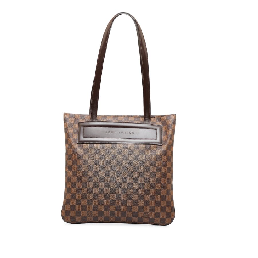 Brown Louis Vuitton Damier Ebene Clifton Tote Bag | Studio Nafay