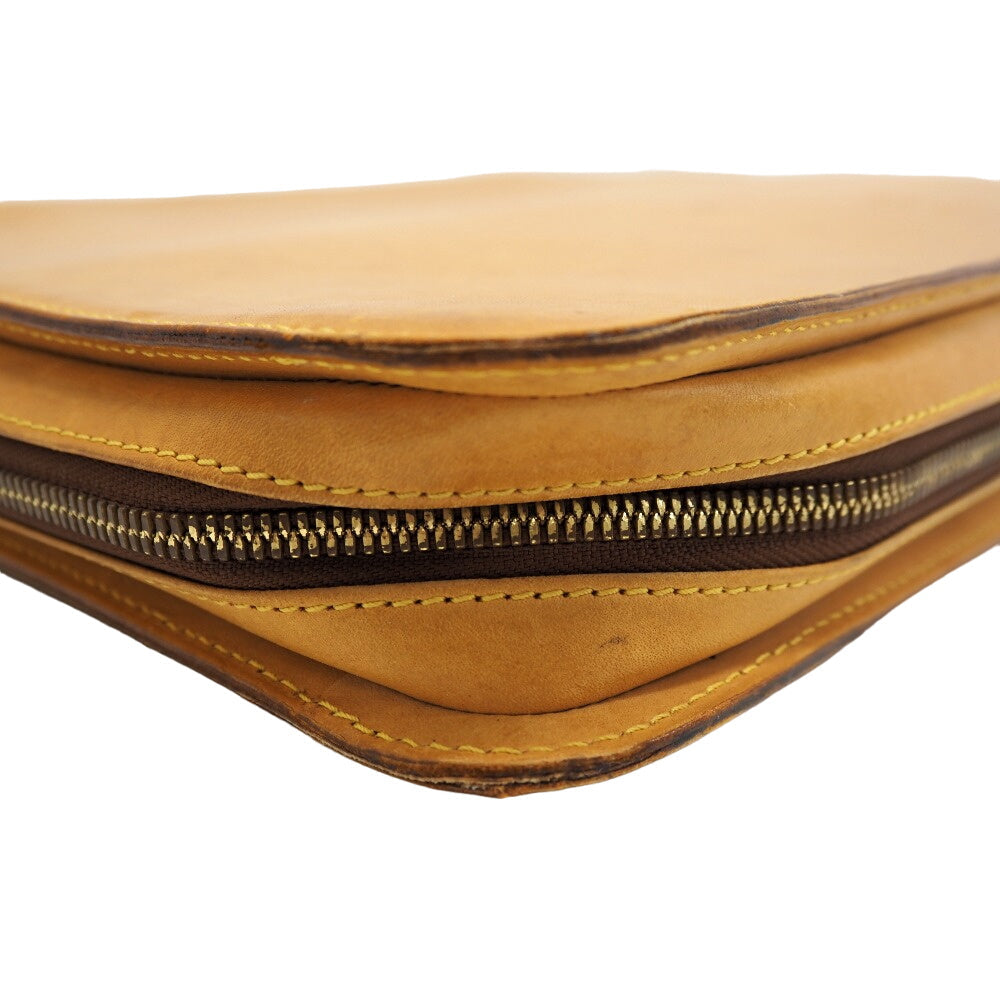 LOUIS VUITTON Business bag Nume leather Brown Valtec