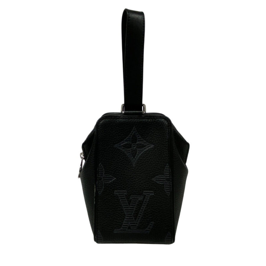 LOUIS VUITTON business bag Taurillon Clemence, Leather black Taurillon Clemence Shadow Vavan NV | Studio Nafay