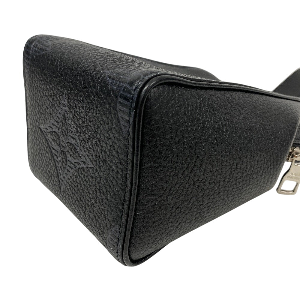 LOUIS VUITTON business bag Taurillon Clemence, Leather black Taurillon Clemence Shadow Vavan NV