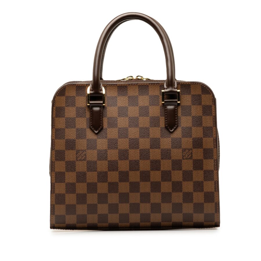 Brown Louis Vuitton Damier Ebene Triana HandBag | Studio Nafay