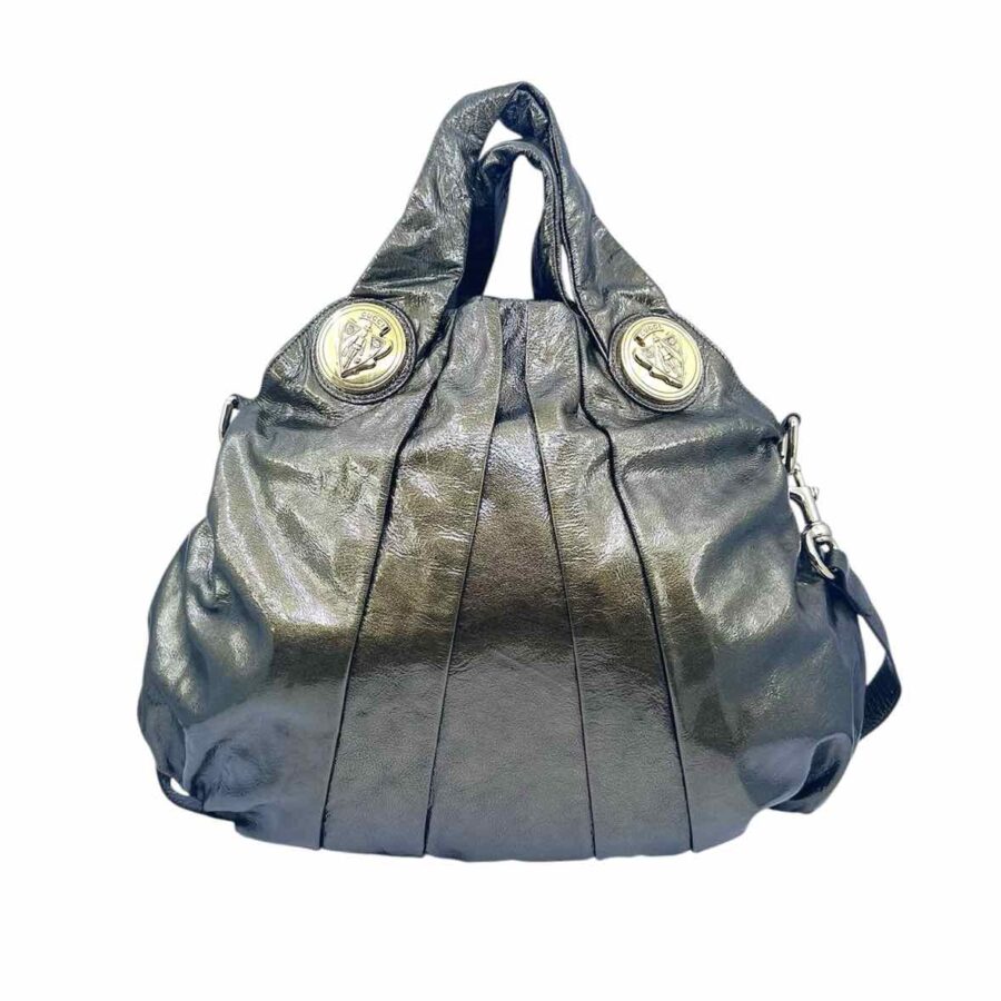 GUCCI Gold Patent Leather Handbag | Studio Nafay
