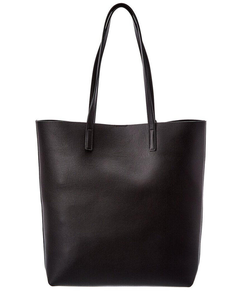 Saint Laurent North/South Medium Leather Shopper Tote - Product Image 2