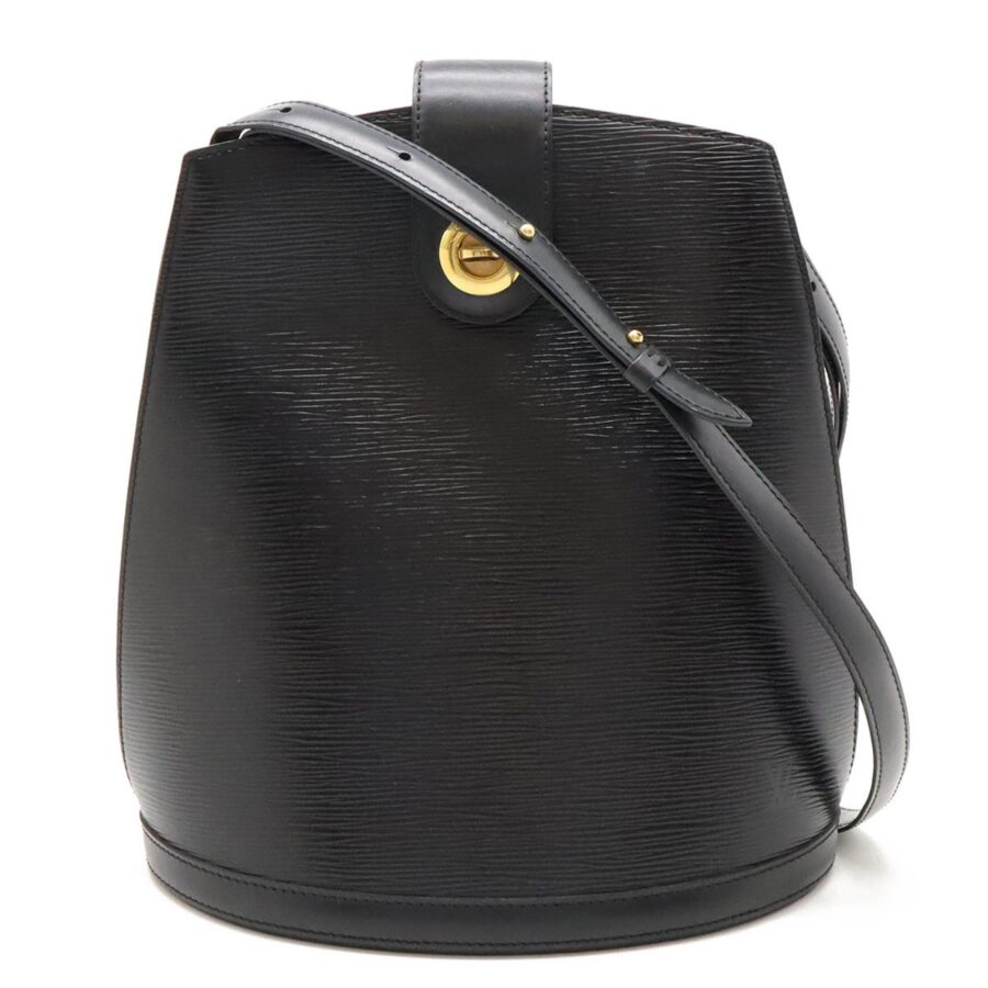 Louis Vuitton Noir Epi Leather Shoulder Bag | Studio Nafay