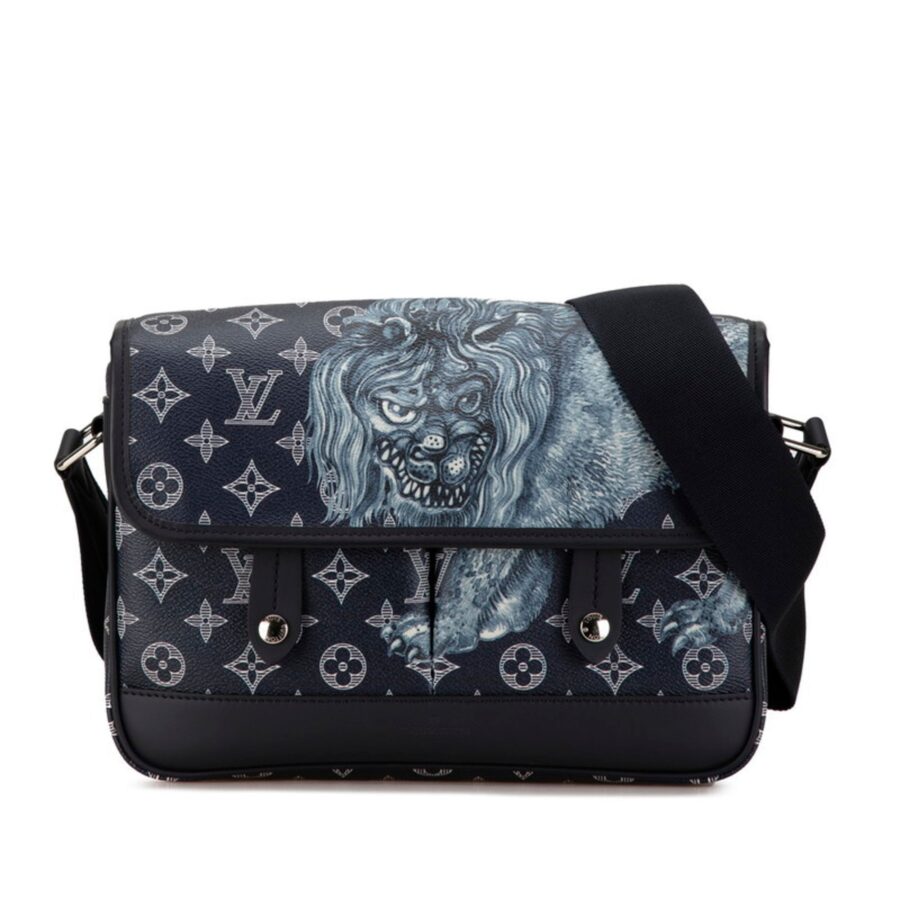 Louis Vuitton Pvc Leather Messenger Bag | Studio Nafay