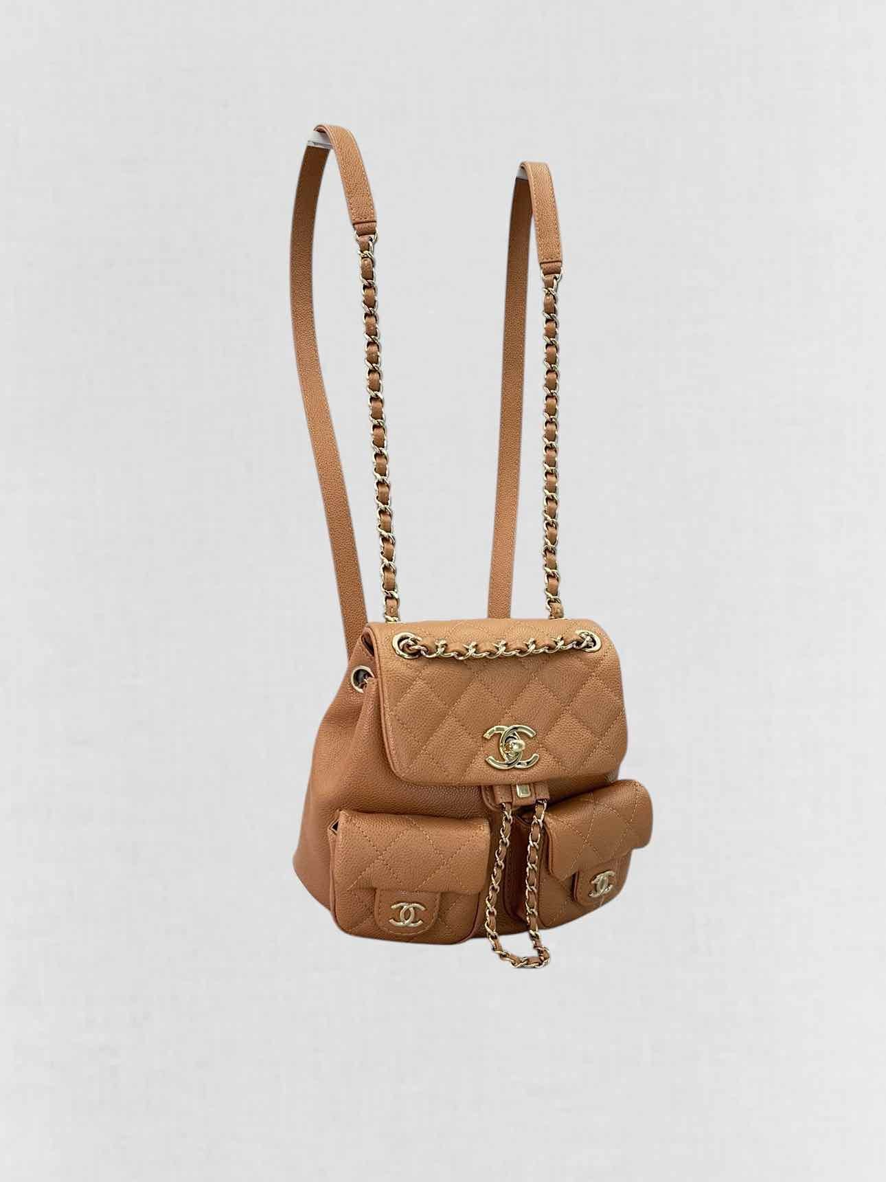 CHANEL Duma Tan Backpack Luxury Designer Handbag