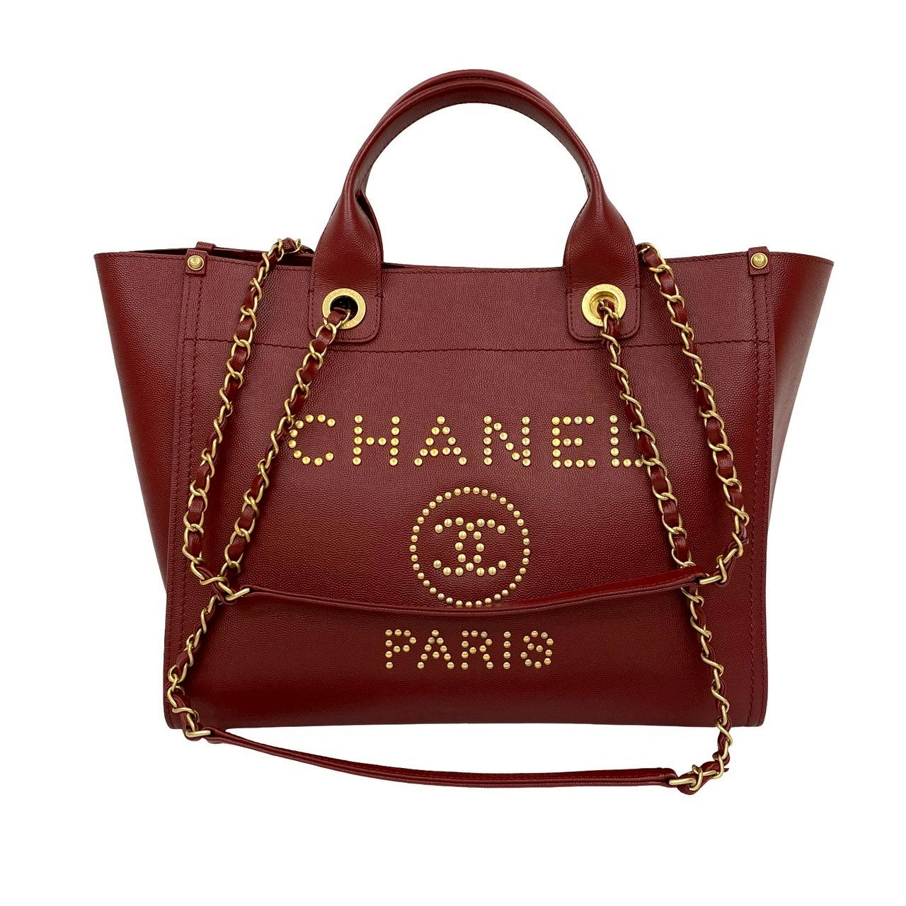Chanel Deauville Caviar Skin 2way Bag