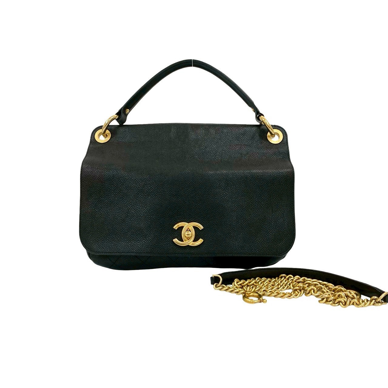 Chanel Caviar Leather 2way Handbag