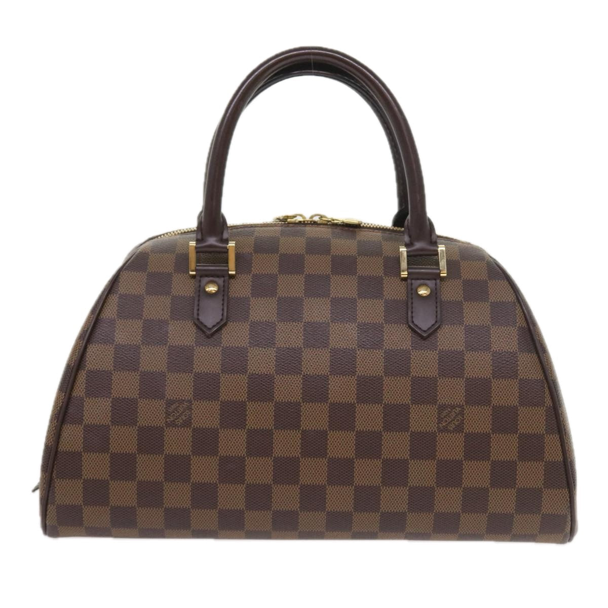 LOUIS VUITTON Damier Ebene Rivera MM Hand Bag LV Auth am5069