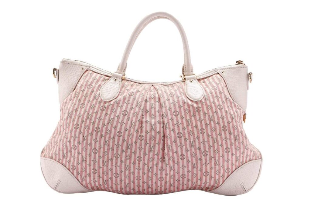 Louis Vuitton Pink Marina Monogram Hobo Mini Lin 2 Way Bag with Strap & Dust Cover - Product Image 2