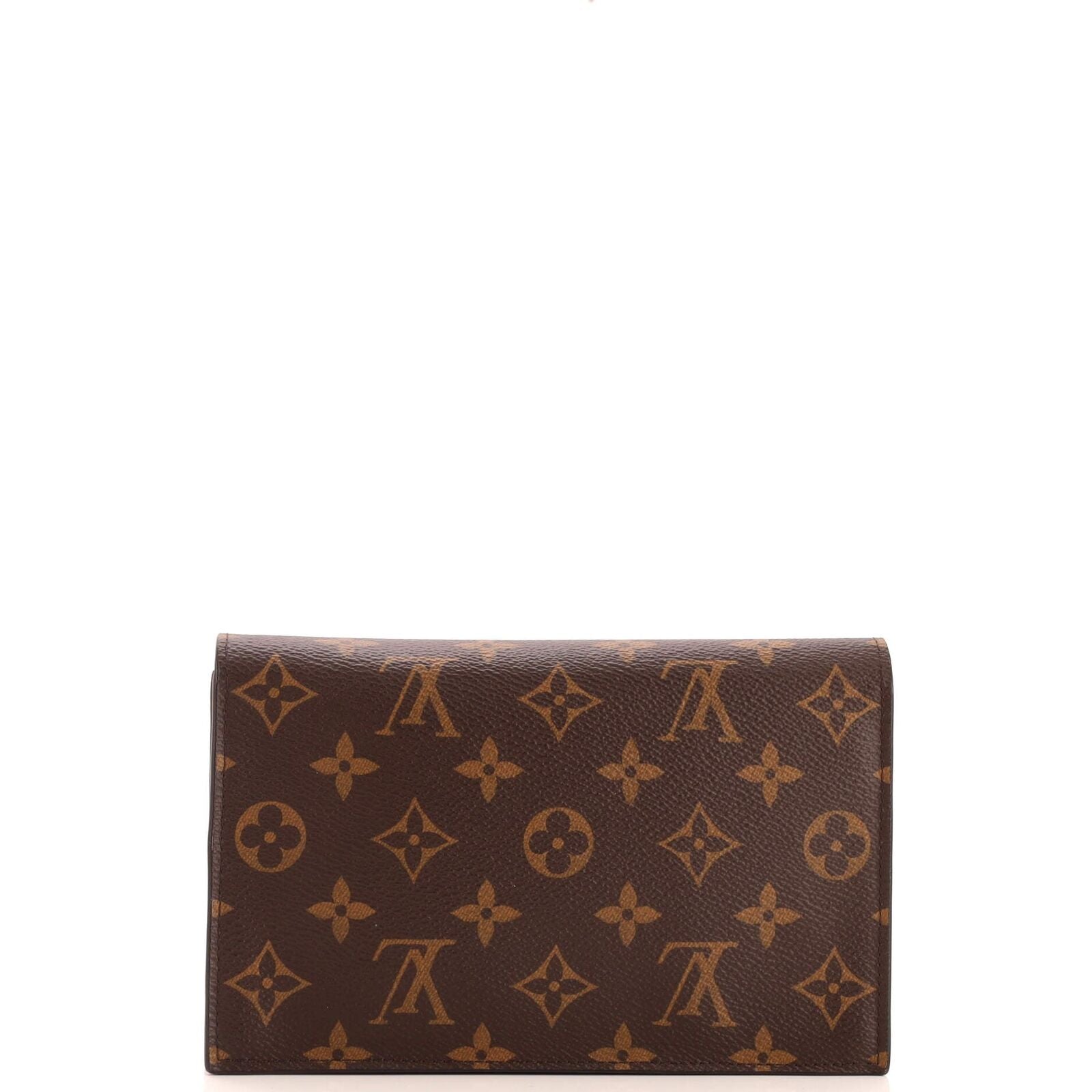 Louis Vuitton Flore Chain Wallet Canvas