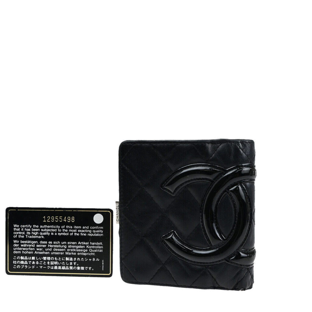 Chanel Cc Logo Cambon Bifold Wallet Purs | Studio Nafay
