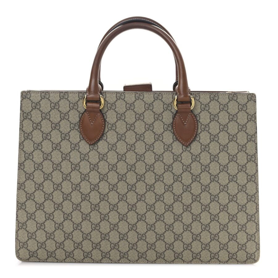 Gucci Canvas Top Handle Shoulder Bag | Studio Nafay