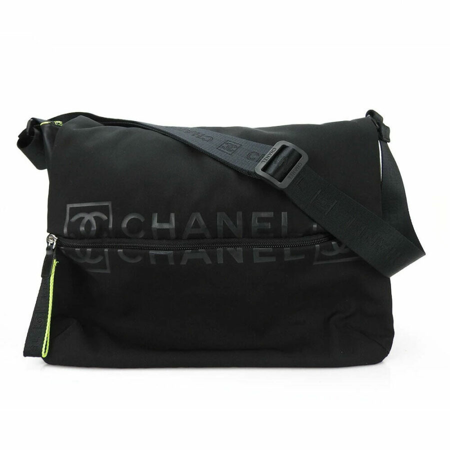 Chanel Sports line Nylon Rubber Shoulder Bag | Studio Nafay