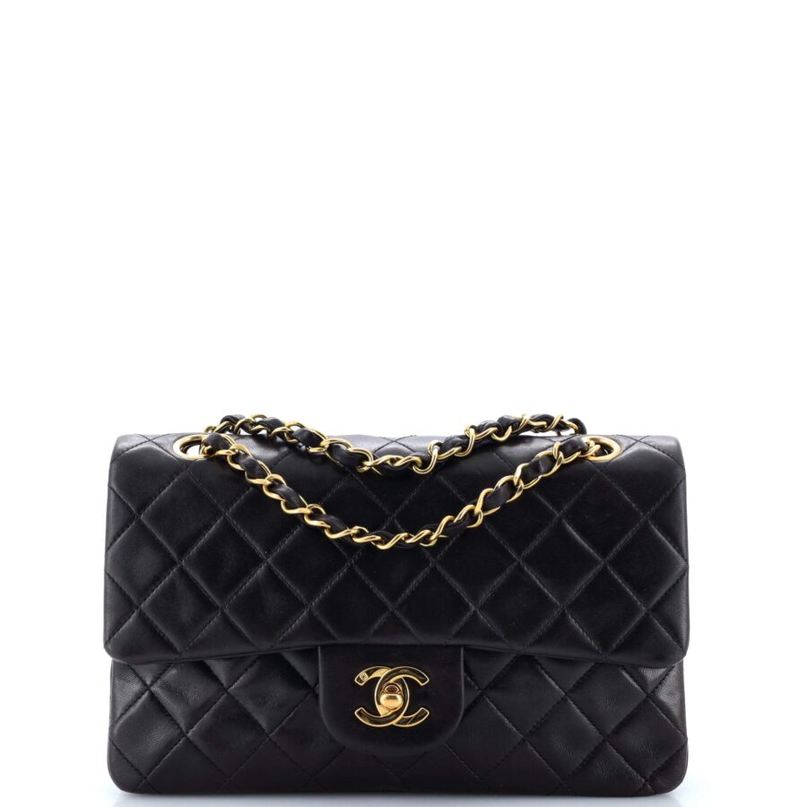 CHANEL Classic Double Flap Bag Quilted Lambskin Small | Studio Nafay
