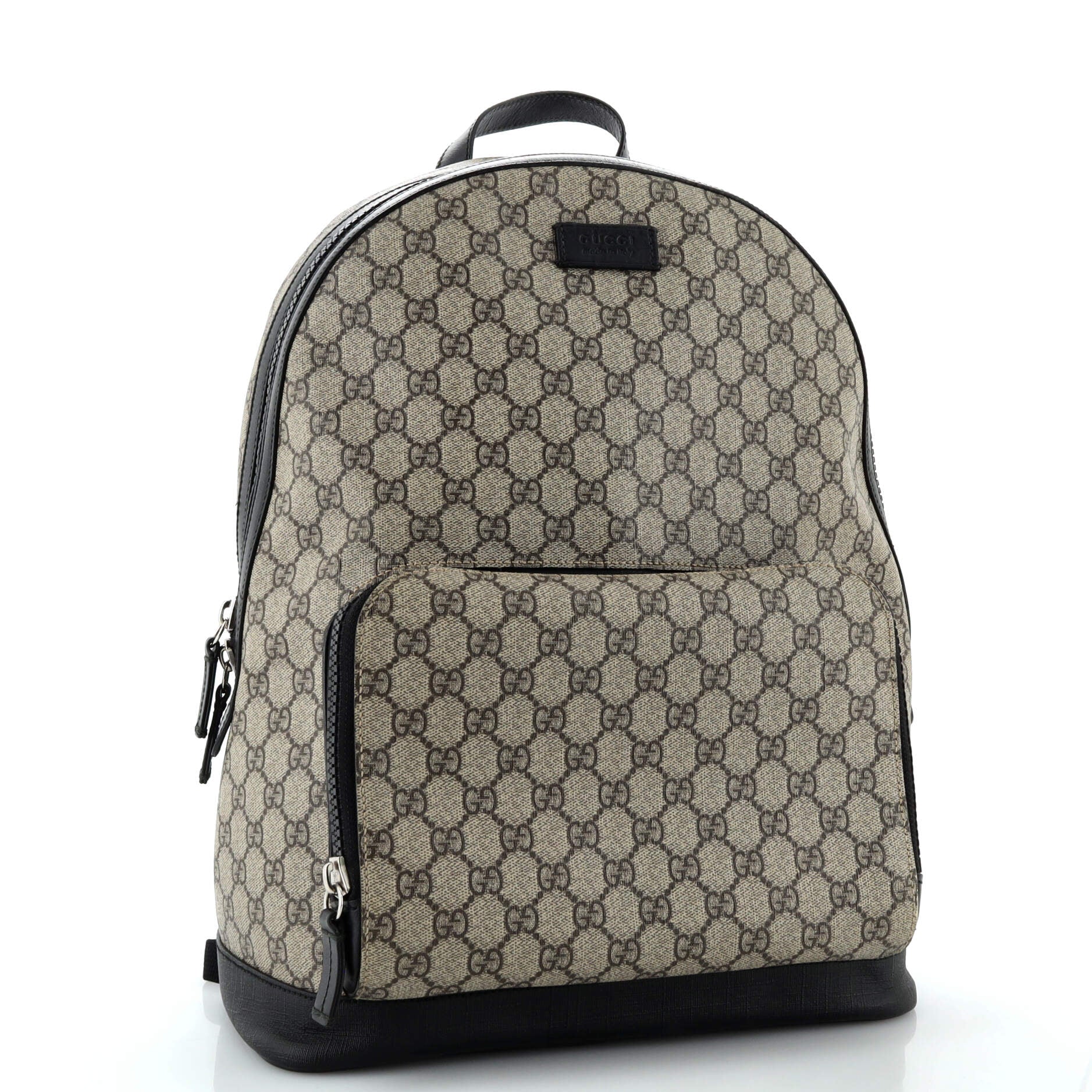 Zip Pocket Backpack GG Coated Canvas Medium