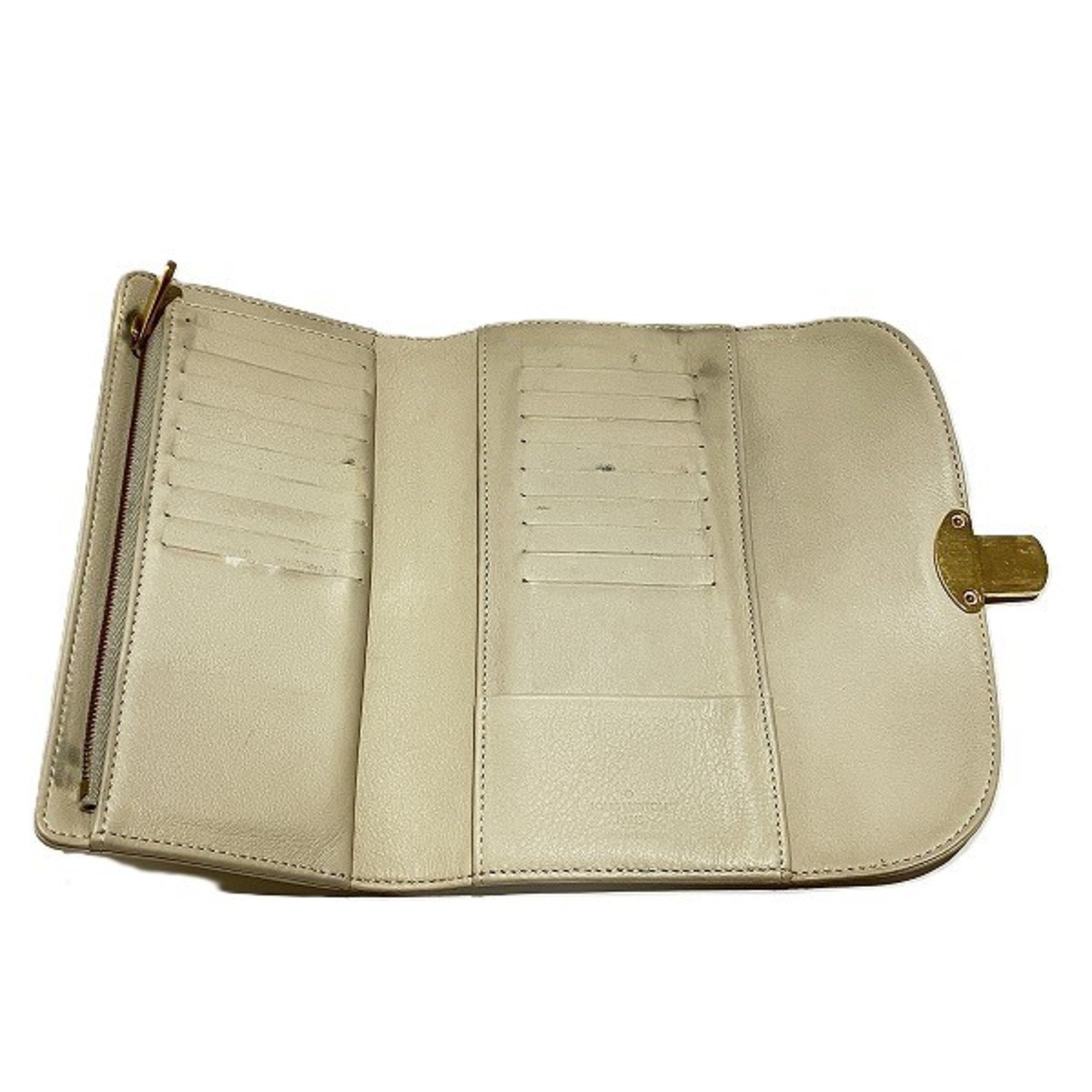 Louis Vuitton Mahina Mahina Leather Long Wallet (Bi-Fold)