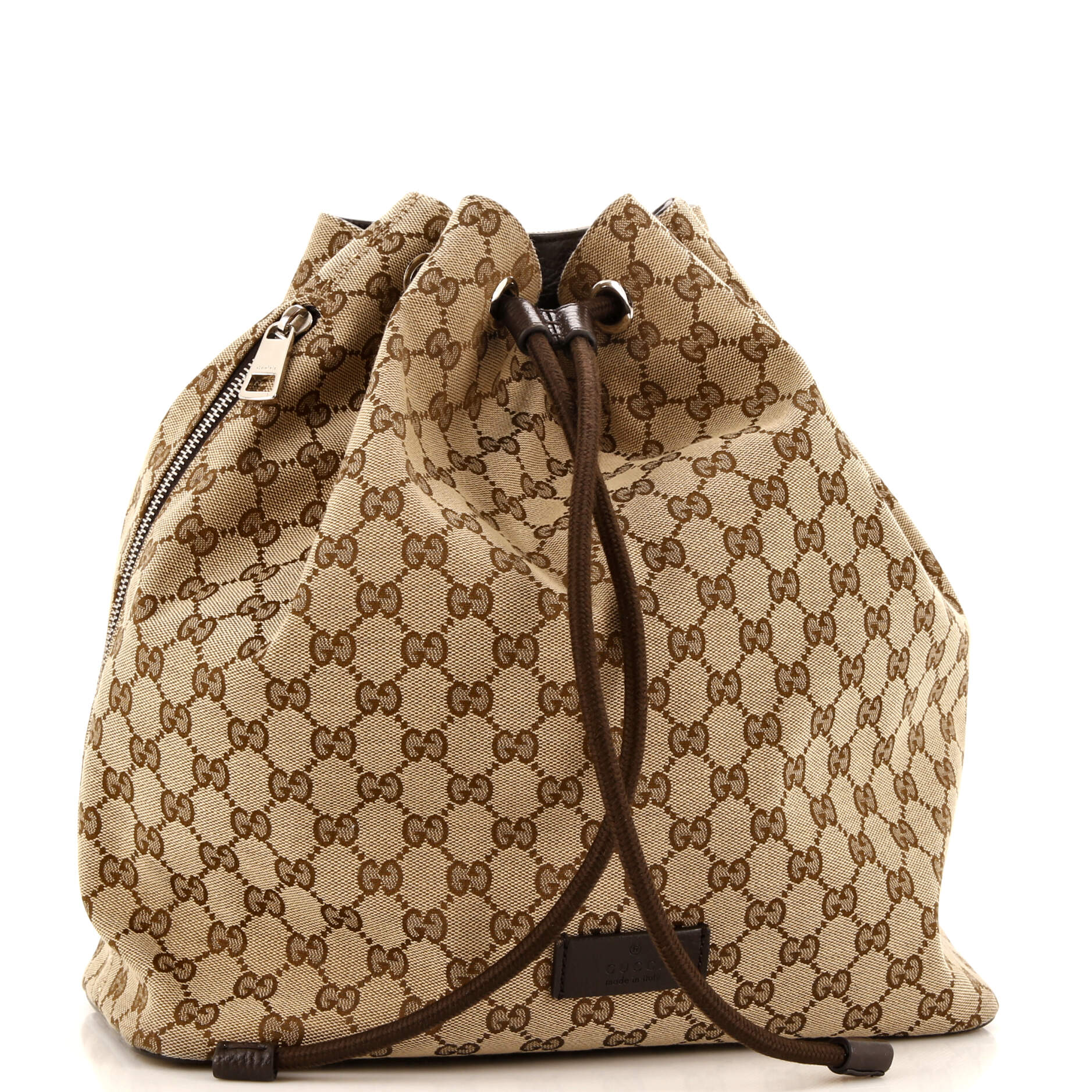 Drawstring Backpack GG Canvas Medium