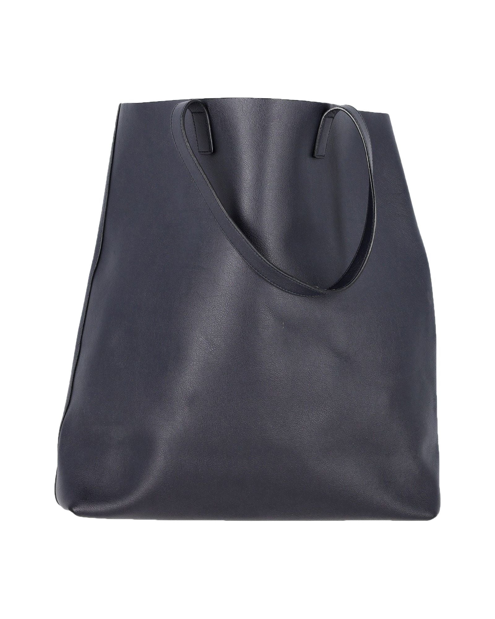 Saint Laurent Bold Shopping Tote Bag in Black Calfskin Leather
