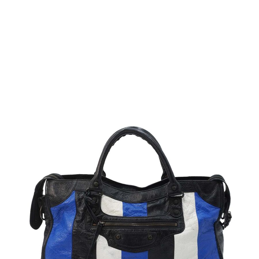 Agneau Striped Classic Hardware City Striped Motocross Multicolor | Studio Nafay