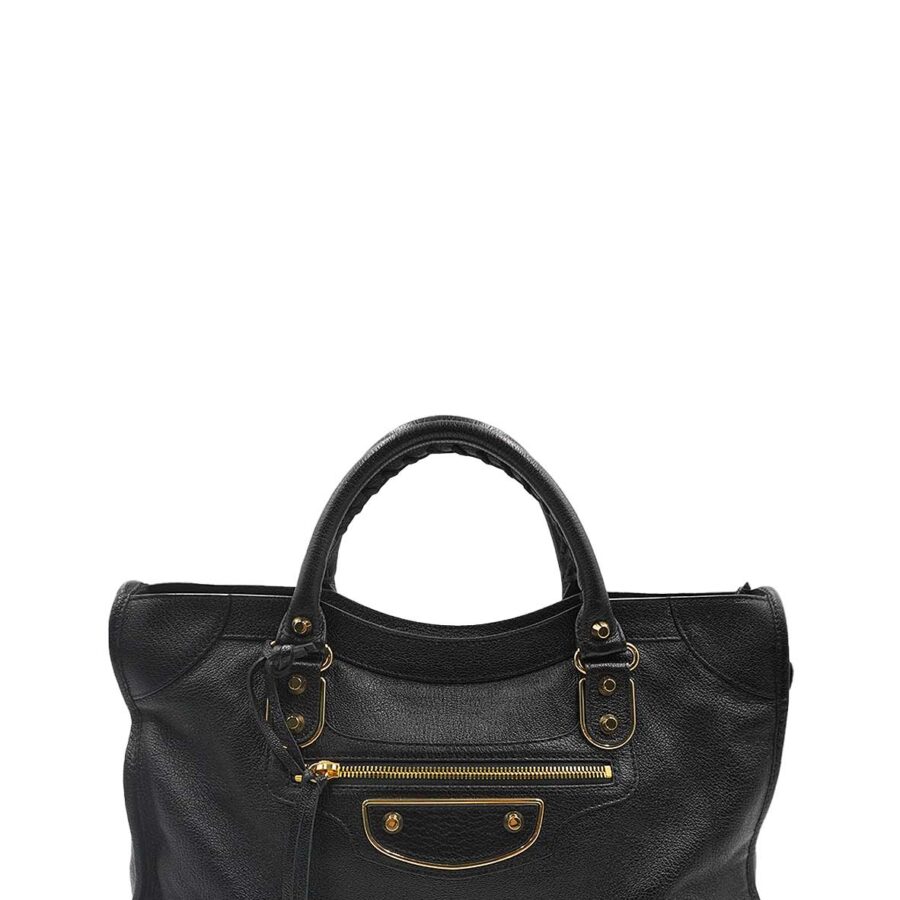 Classic City Motocross Grained Calfskin Leather Black | Studio Nafay