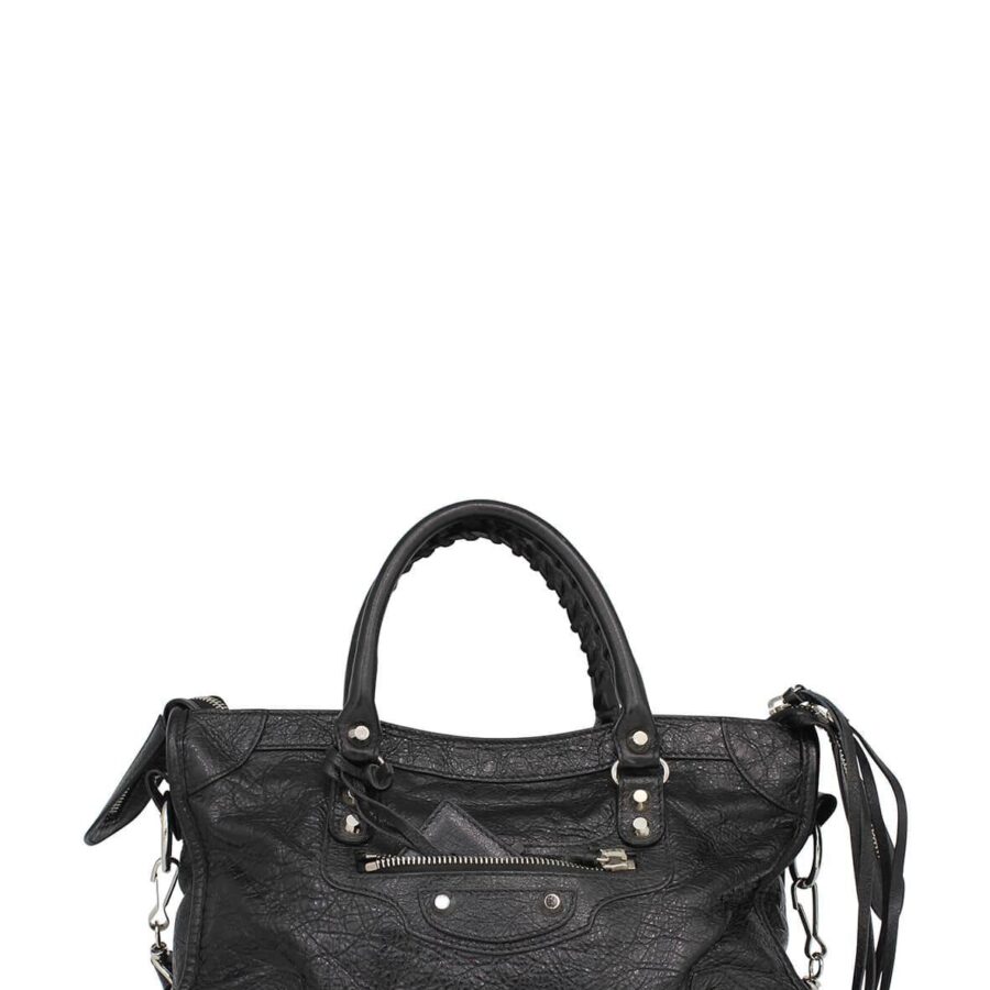 Classic City S Black with Silver Hardware | Studio Nafay