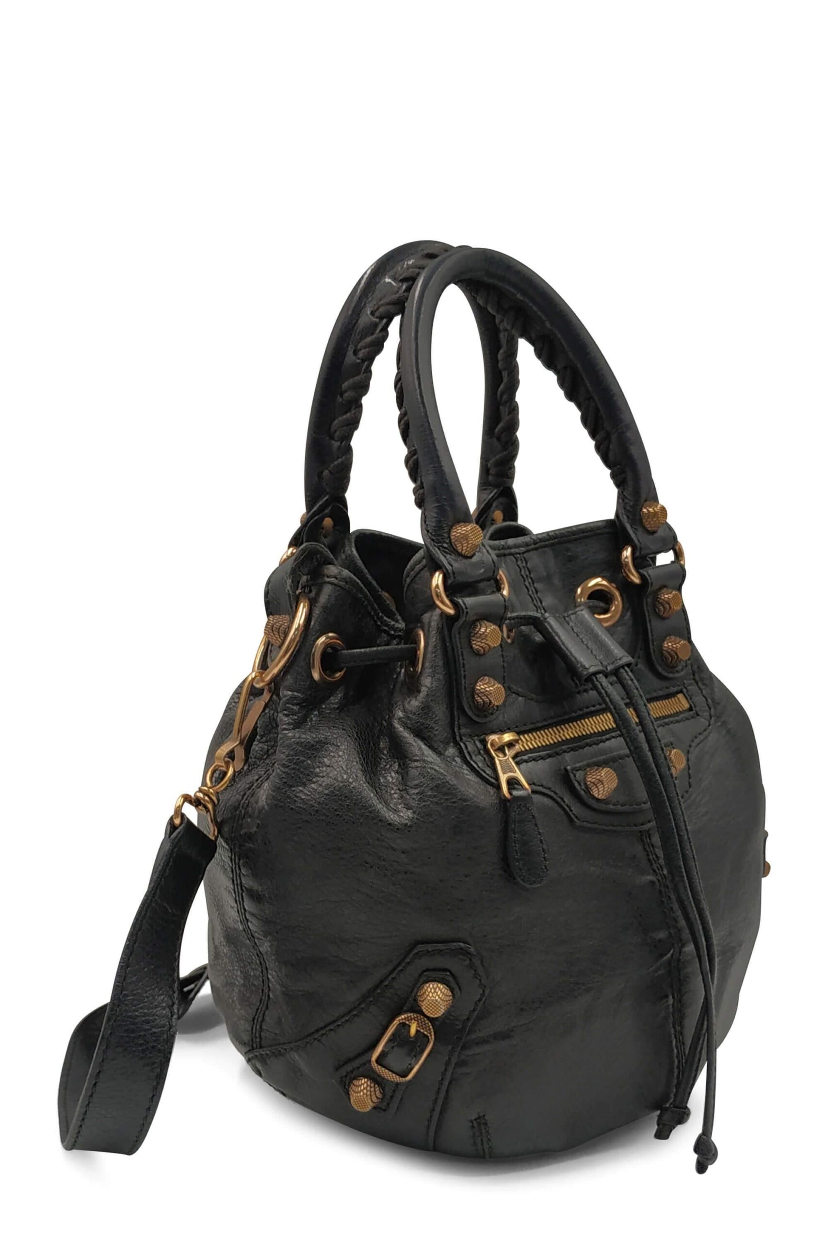 Giant 12 Pompon Bag Black