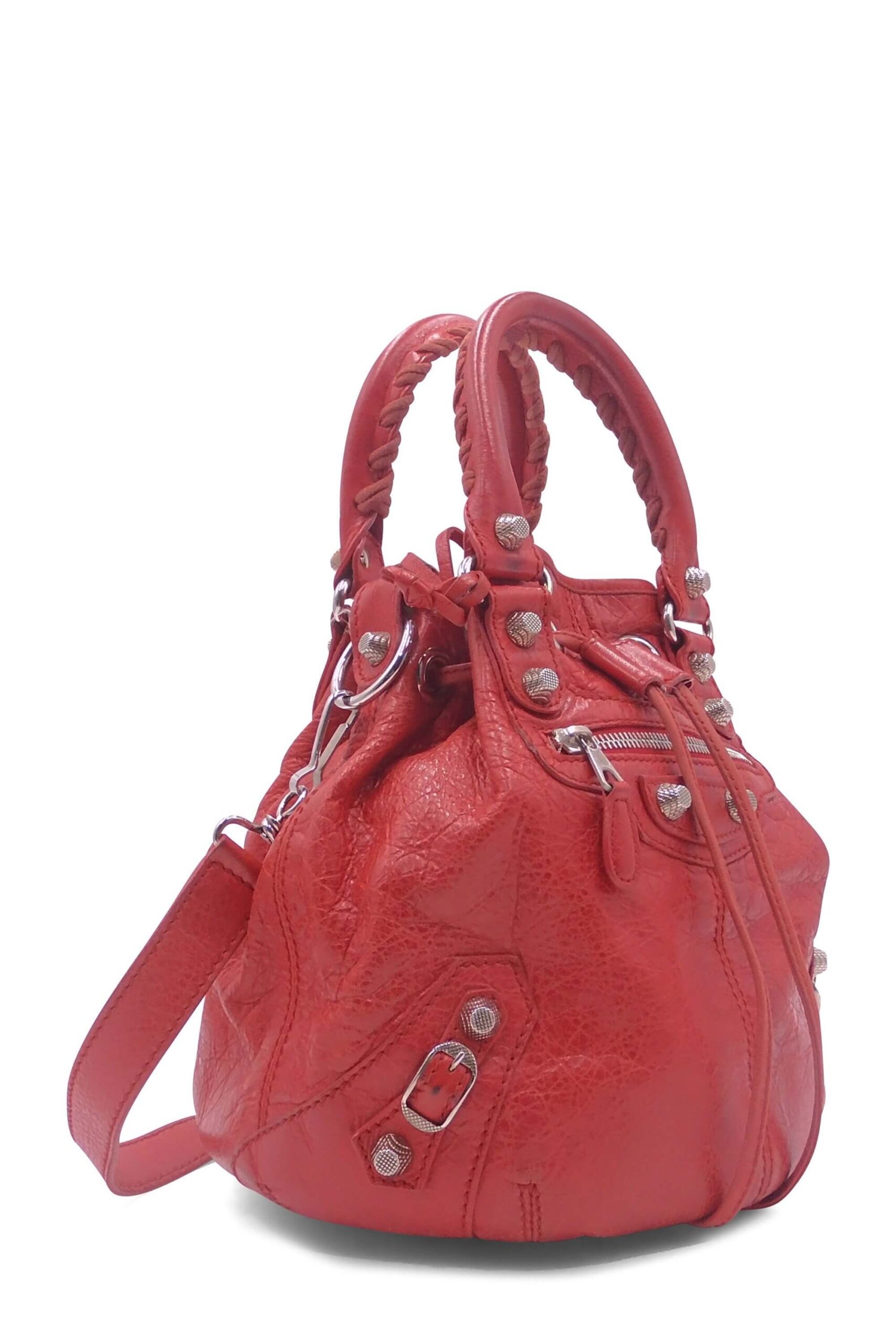 Giant 12 Pompon Bag Red