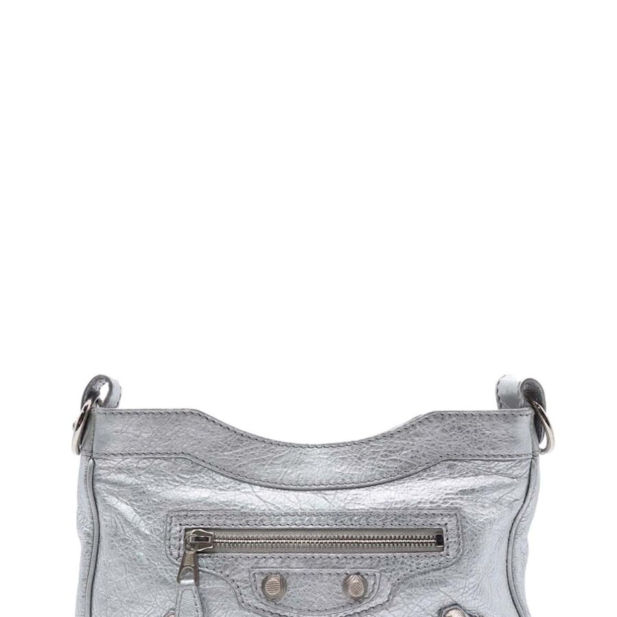 Giant Hip Shoulder Bag Silver | Studio Nafay