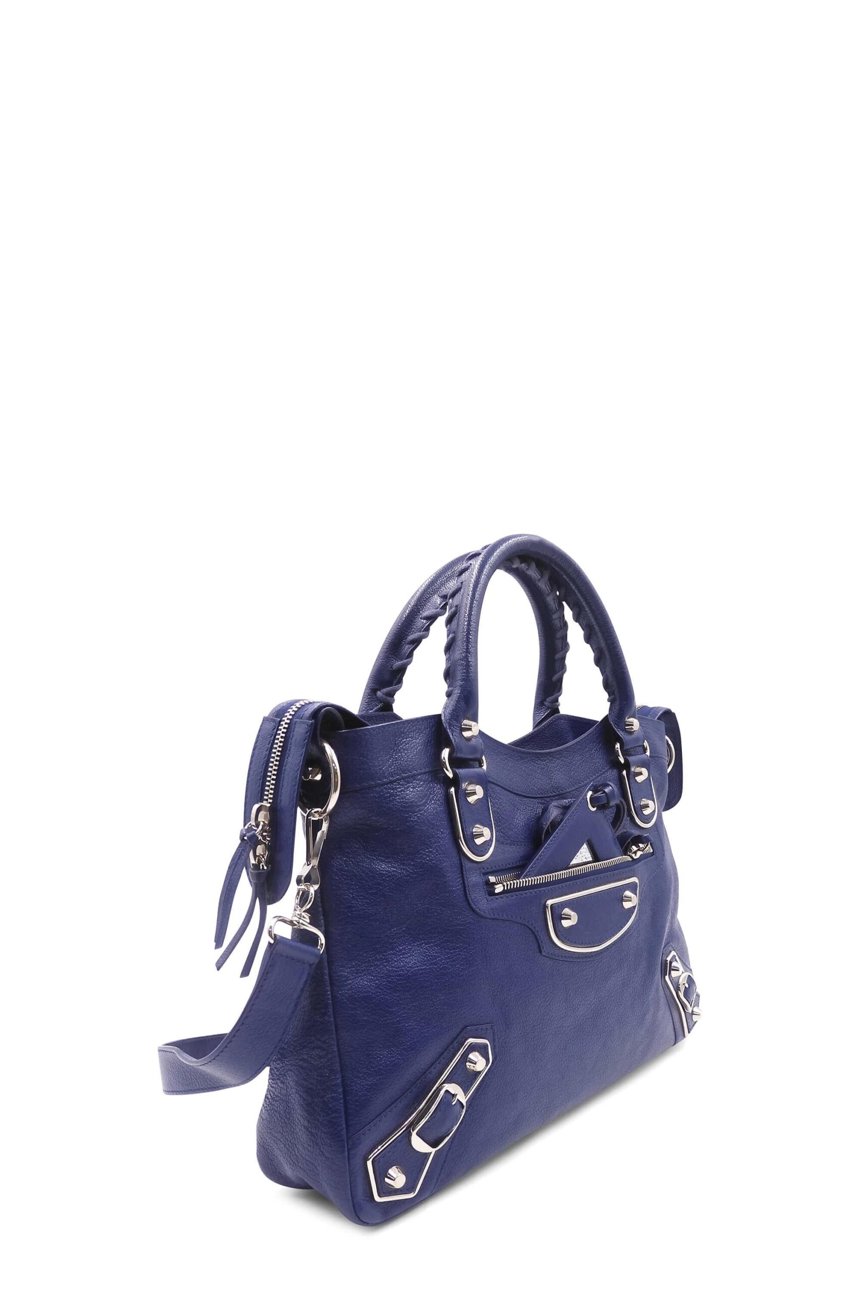 Motocross Metallic Edge Town Bag Blue
