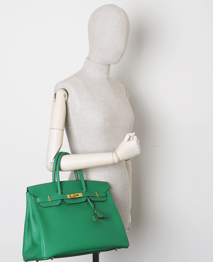 HERMÈS Birkin 35 Epsom Vert Cactus | Studio Nafay