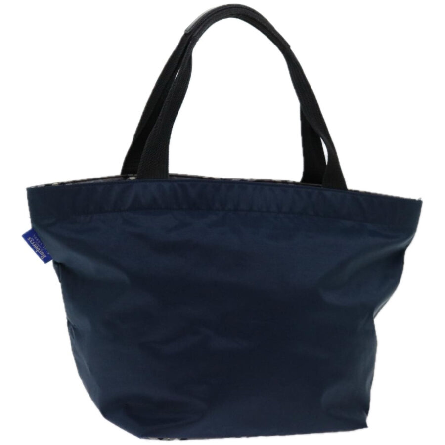 Burberry Blue Label Hand Bag Nylon Navy Auth bs12309 | Studio Nafay