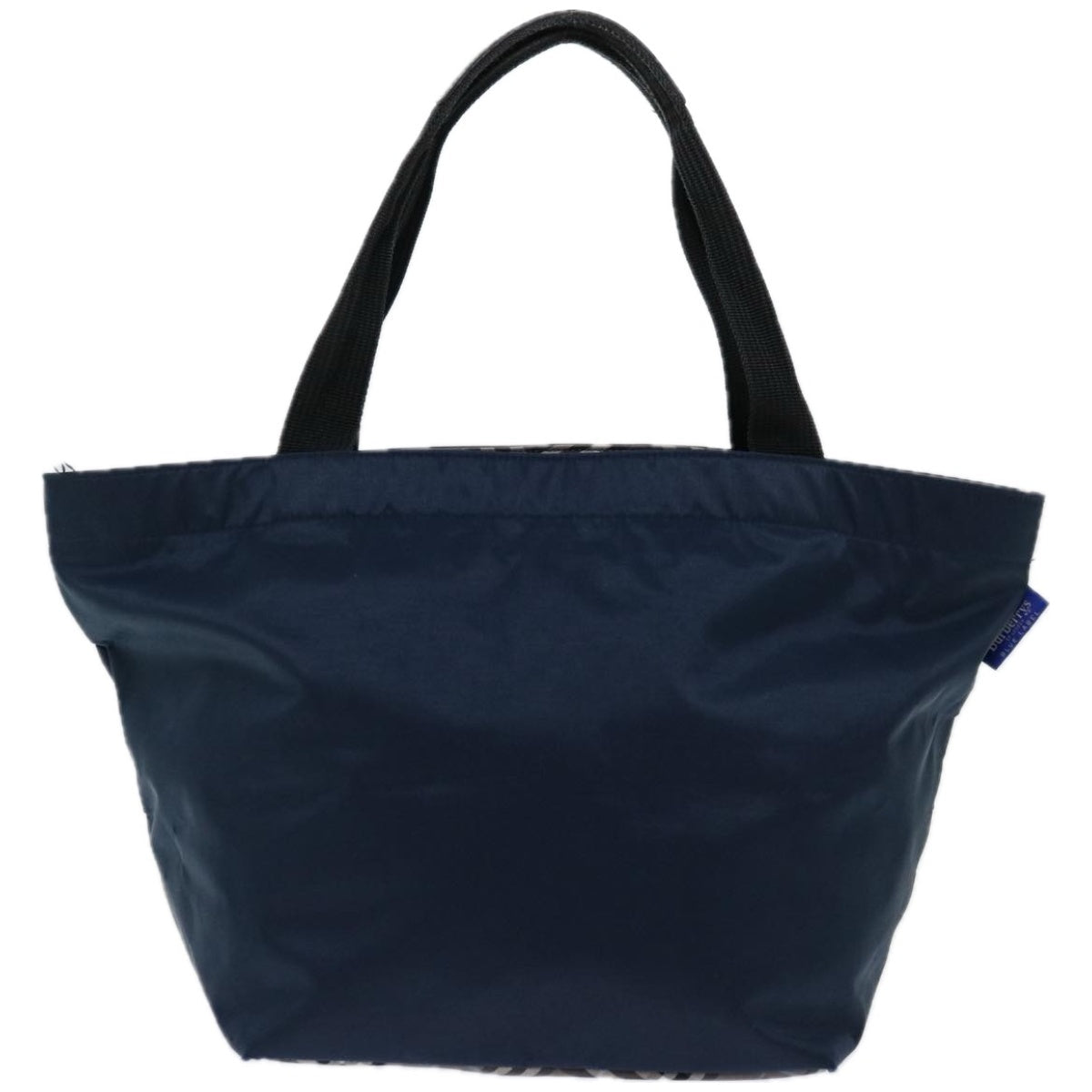 Burberry Blue Label Hand Bag Nylon Navy Auth bs12309